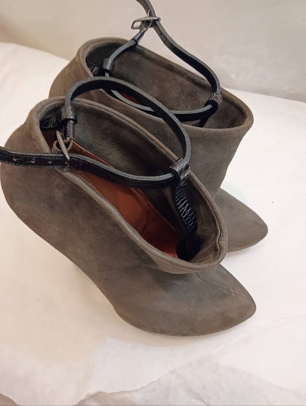 GIVENCHY Fetish Suede Sexy Boots  Sz 37